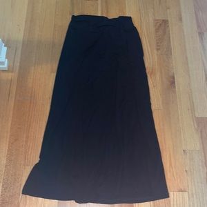 Long black skirt